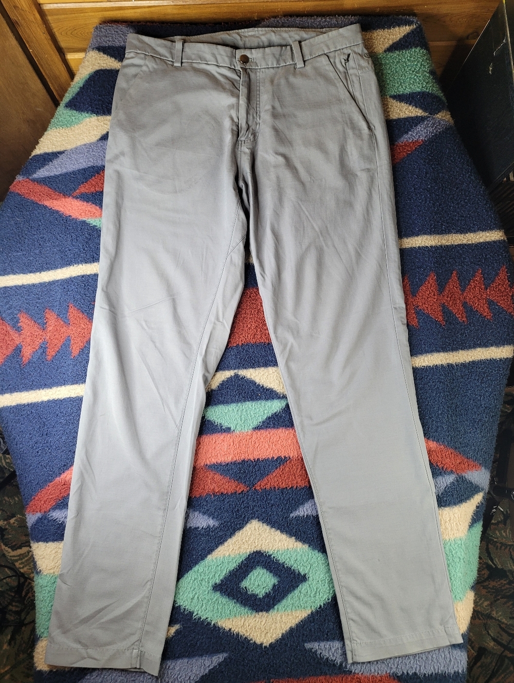 Lululemon Commission Pants Mens 36x32 Gray Chino Performance Golf